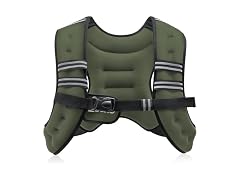 ZELUS Green Reflective Weighted Vest 12lb
