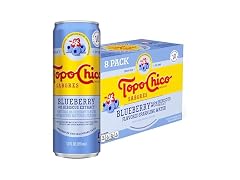 8PK Topo Chico Sabores Blueberry with Hibiscus