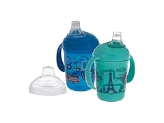 Nuby No-Spill Two Handle Baby’s First Soft Spout Cup