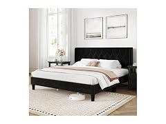 Novilla King Bed Frame, King Bed Frame with Headboard