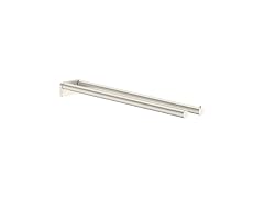 hansgrohe AddStoris S Dual Towel Bar in Brushed Nickel