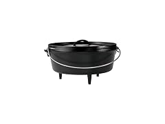 Lodge Logic Camp Oven 6 Qt. Cast Iron 12"