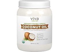 Viva Naturals Organic Coconut Oil, 54 oz