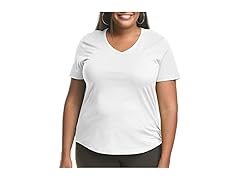 Just My Size VNeck Tshirt (16) White