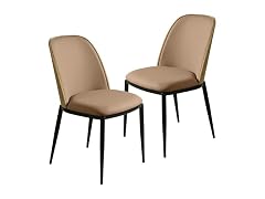 LeisureMod TCNW18BR2 Tule Dining Chair Natural Wood