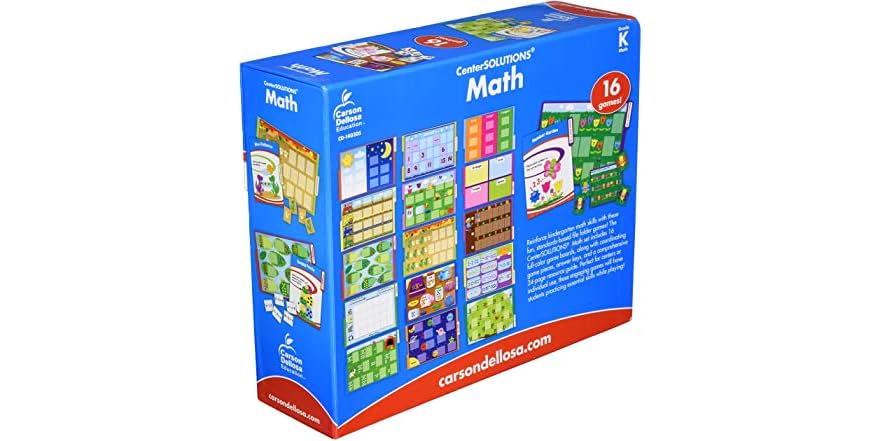 Math File Folder Games, Kindergarten