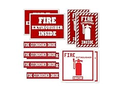Fire Extinguisher Warning Signs 12pc