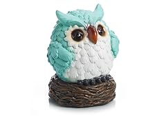 Glow Anywhere LED Owl Statue - Blue