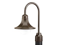 1-Light Post Lantern, Antique Bronze