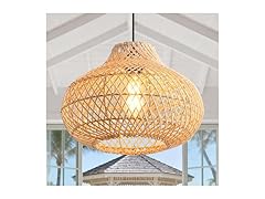 Parrot Uncle D3033 Natural Woven Ceiling Light