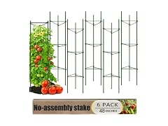 AUTOHAOL 6-Pack 48in Tomato Cage Garden