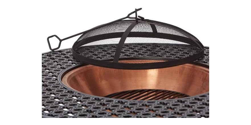 Cast Aluminum Fire Pit With Table