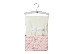 Pink Bow Popcorn Microboa Blanket