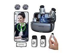 Wireless Lavalier Mic w/ Charging Case