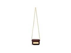 AllSaints Etta Chain Crossbody, Dark Red