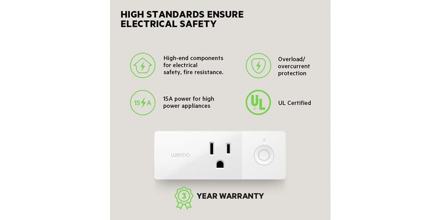 Wemo Mini Smart Plug (2-Pack)