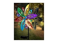 Putuo Decor  Putuo Decor Solar Wind Spinners Outdoor  