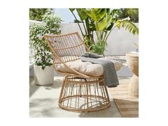 Alaterre Furniture Servana Outdoor Wicker Chair