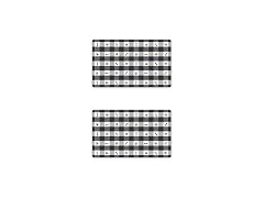 Abode Homewares Pet Paws Check 19'' x 11.5''