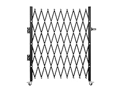 VEVOR Single Folding Security Gate, 74"W x 51.57"H