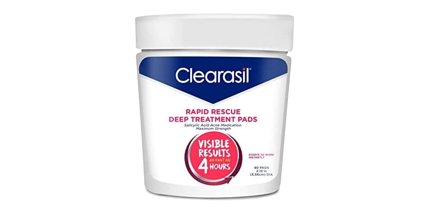 Clearasil Rapid Rescue Pads 4 Pack
