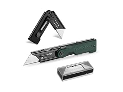 WORKPRO Folding Utility Knife Green