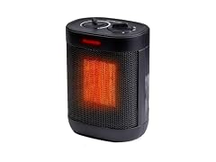 Comfort Zone 1500W PTC Ceramic Heater Black