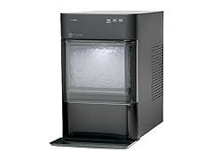GE Profile Opal 2.0 Countertop Nugget Ice Maker Black Stainless Steel