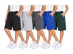 10Pk Womens Loose Fit Lounge Shorts