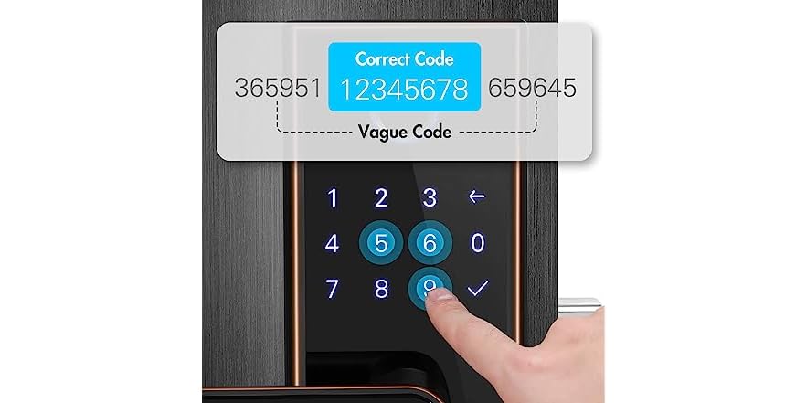 iMagic Electronic Fingerprint Door Lock w/Alarm