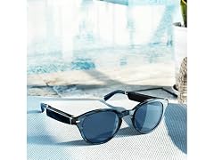 (NEW) Amazon Echo Frames Smart glasses, Designed for Alexa+, Round frames in Blue Tortoise