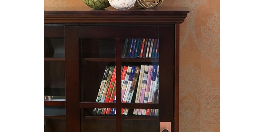 Sliding Door Media Cabinet - Espresso