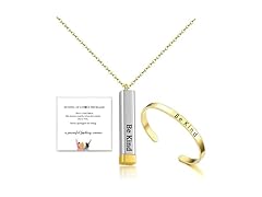 Your Always Charm Necklace Bracelet Set