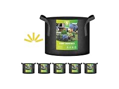 iPower 5-Pack 5 Gallon Grow Bags