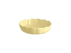 Emile Henry Madeleine Round Cake Dish, Vanilla