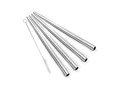 Stainless Steel Smoothie Straw 12 Pack