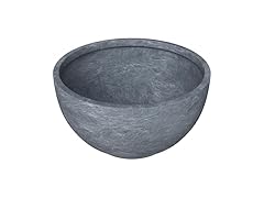 LeisureMod GP8AC Grove Planter Aged Concrete, 8"