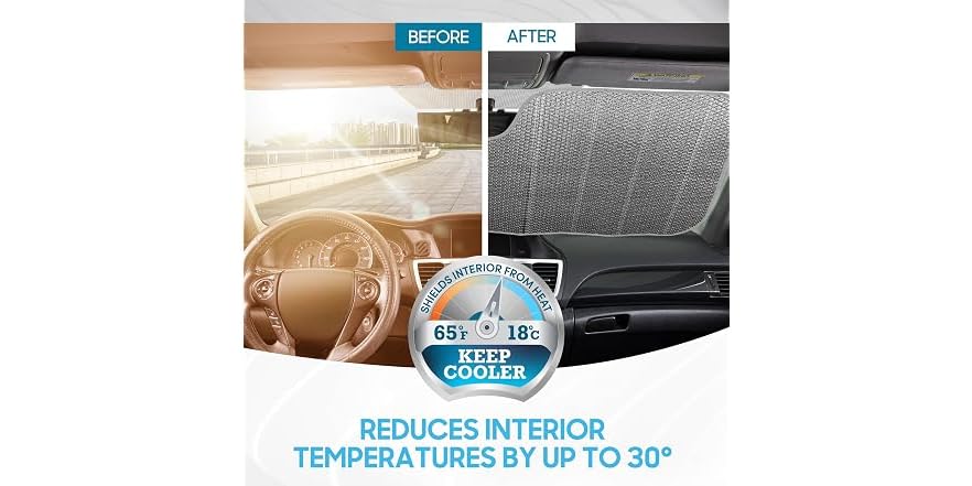 BDK Lavender Shine Car Windshield Sun