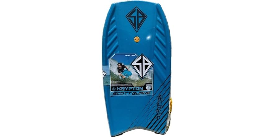 KRYPTON ボディーボード　ブルー×イエロー　42インチ Amazon | Scott Burke Krypton Pro ボディボード 42インチ イエロー