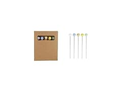 Creative Co-Op Glass Stirrers, Multicolor, Boxed Set of 5