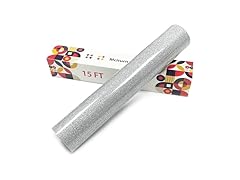 Silvery Glitter Heat Transfer Vinyl