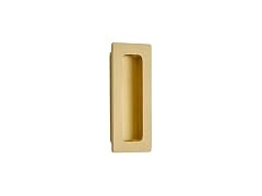 Emtek 220304 Modern Rectangular 4"H Flush Door Pull