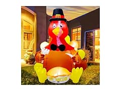6' Inflatable Turkey Yard Decoration