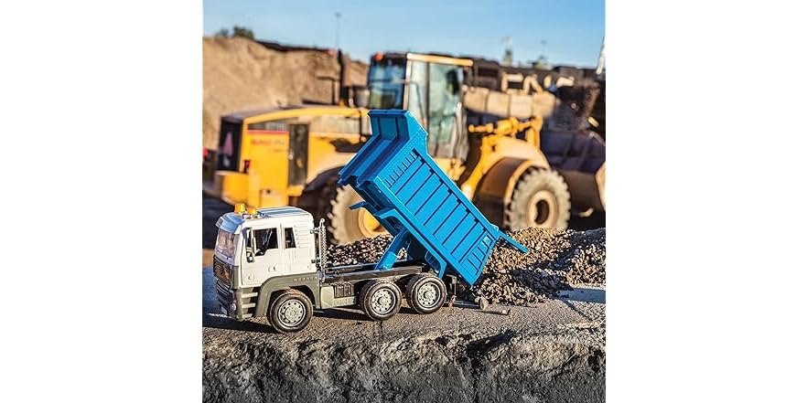 Driven by Battat – Large 18 Inch Dump Truck for Kids