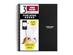 Five Star Five Star Spiral Notebook + Study App