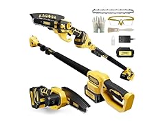TROOZY 2-in-1 Cordless Pole Saw & Mini Chainsaw