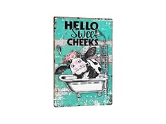 JACKGOLD Funny Bathroom Quote Sign