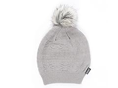 MUK LUKS® Knit Beanie with Fur Pom
