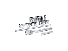 GearWrench 23pc 1/2" DR 12pt std and 6pt Deep SAE Set