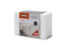 Superio High-Density Miracle Eraser Sponges - 12 Count 